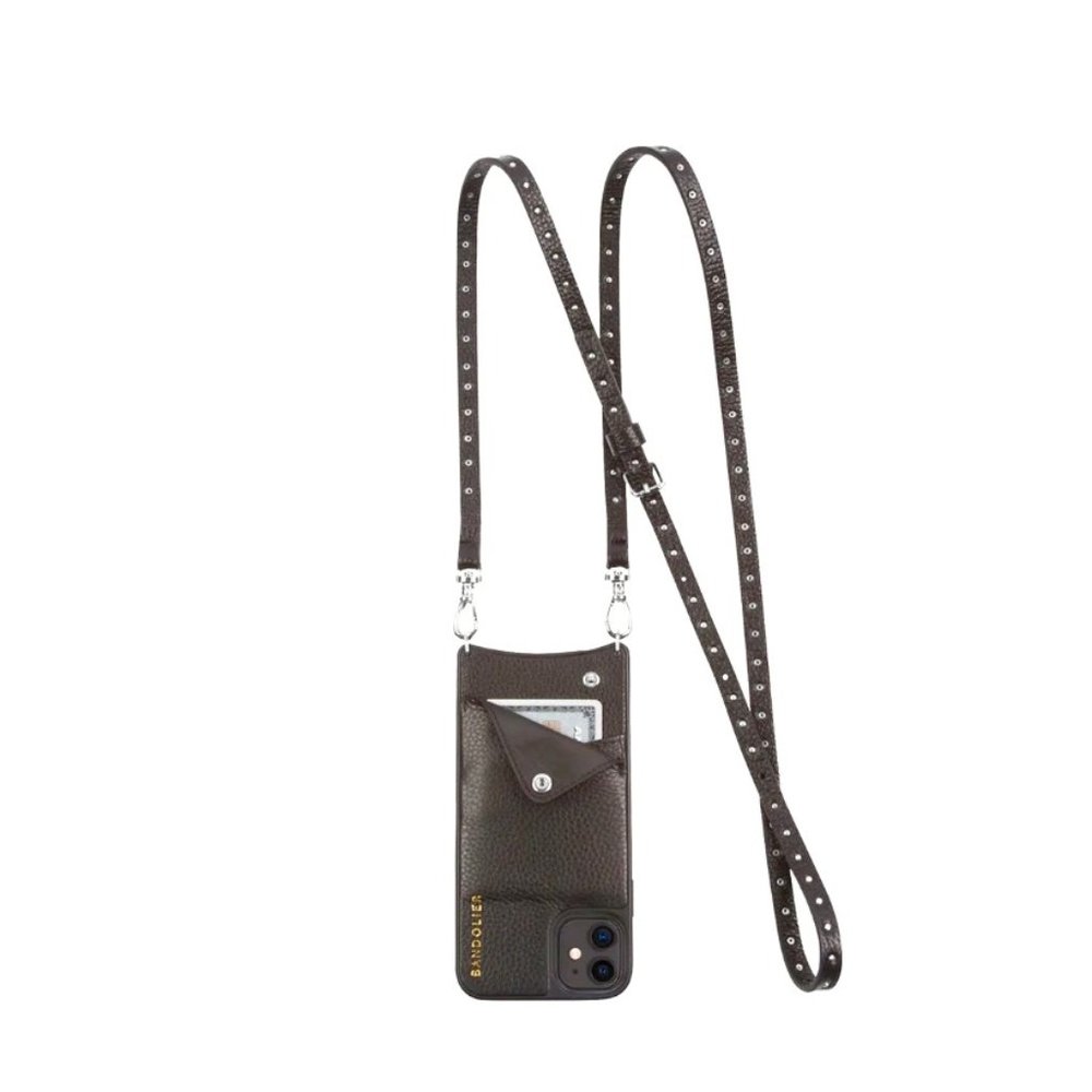 Bandolier NICOLE Crossbody Strap in Black/Silver